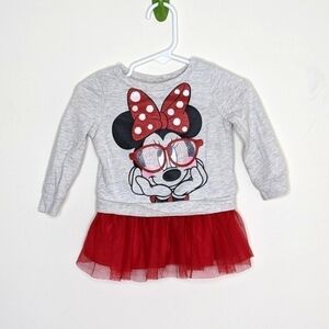 Disney Minnie Mouse Glasses Dress 18m
